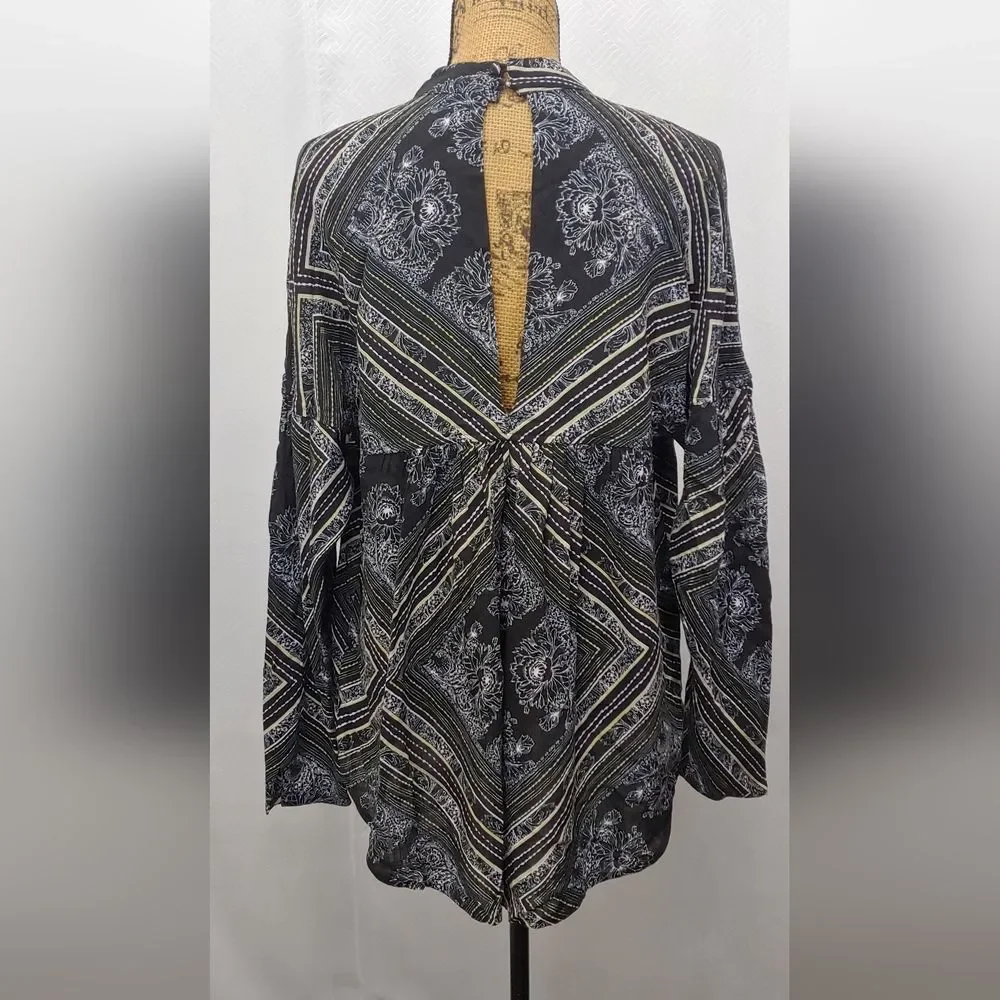 Free People Womens Walking On A Dream Tunic Blouse Sz S NEW w/o tags